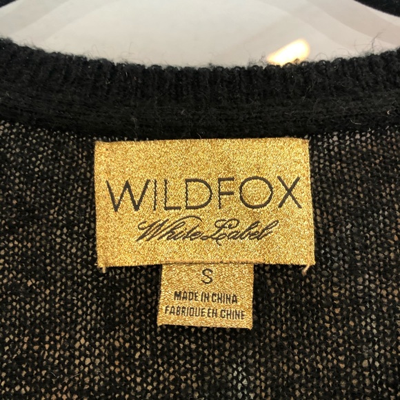Wildfox White Label V-Neck Sweater - Picture 2 of 4